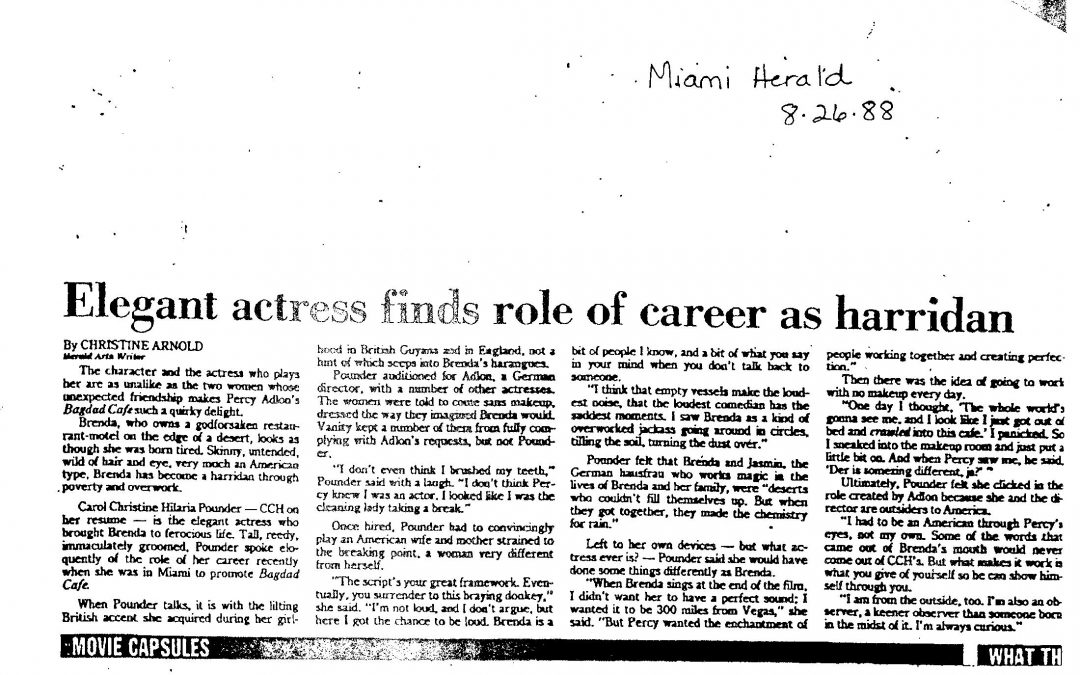 Miami Herald: August 26, 1988