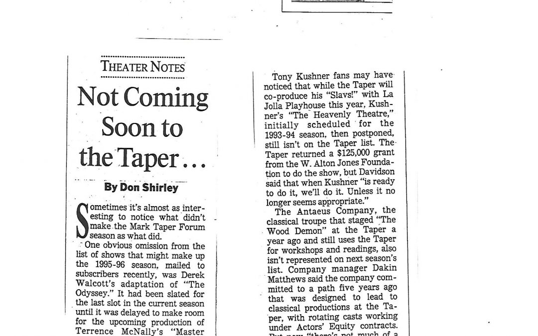 LA Times: April 30, 1995